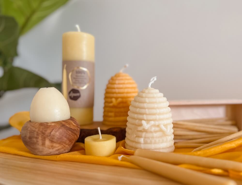 Natural Beeswax Candles from Mercurius Australia