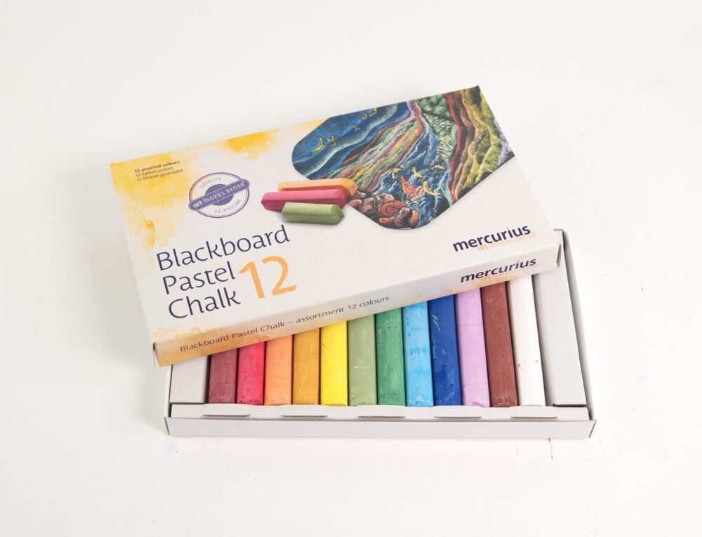 Smooth Blackboard Chalk for Waldorf Education, Professionals Chalkboard Artists and Homeschool Families from Mercurius Australia