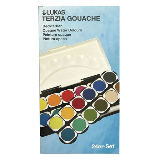    25225712 Watercolour Paint Set - 24 colours in 2 layers  tube of white paint