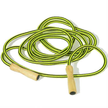 70900060 Skipping rope wooden handles 6 Metres for group skipping