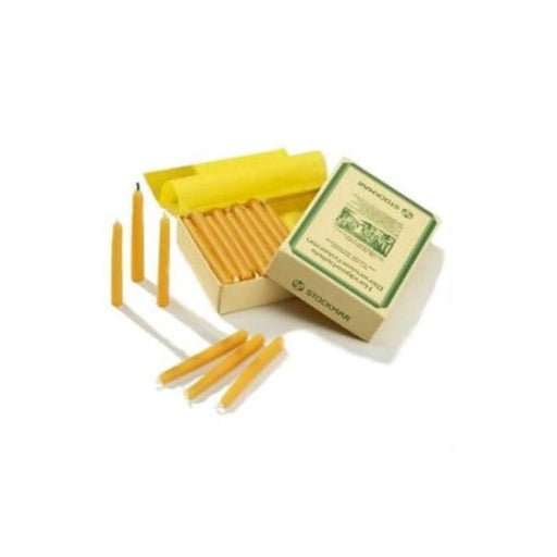 85015071 STOCKMAR Beeswax Birthday Cake Candles 70mmx7mm - Box of 60