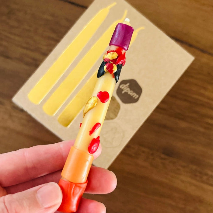 Simple Handmade Crafts for Children: Candle Decorating