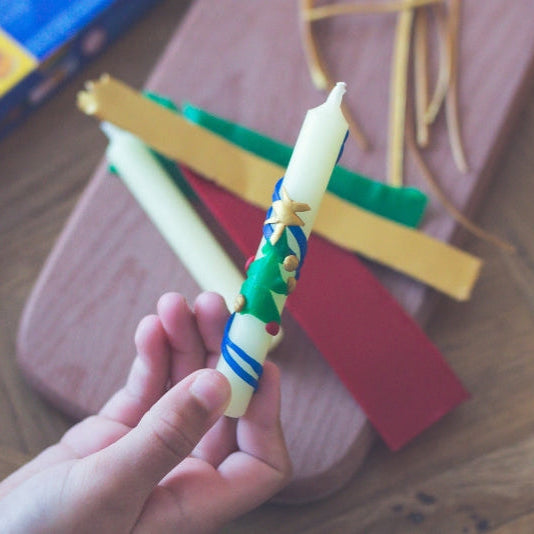 Simple Handmade Crafts for Children: Candle Decorating - Mercurius Australia