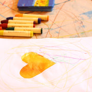 Simple Handmade Crafts for Children Handmade: Cards using Kite Paper and Stockmar Crayons - Mercurius Australia