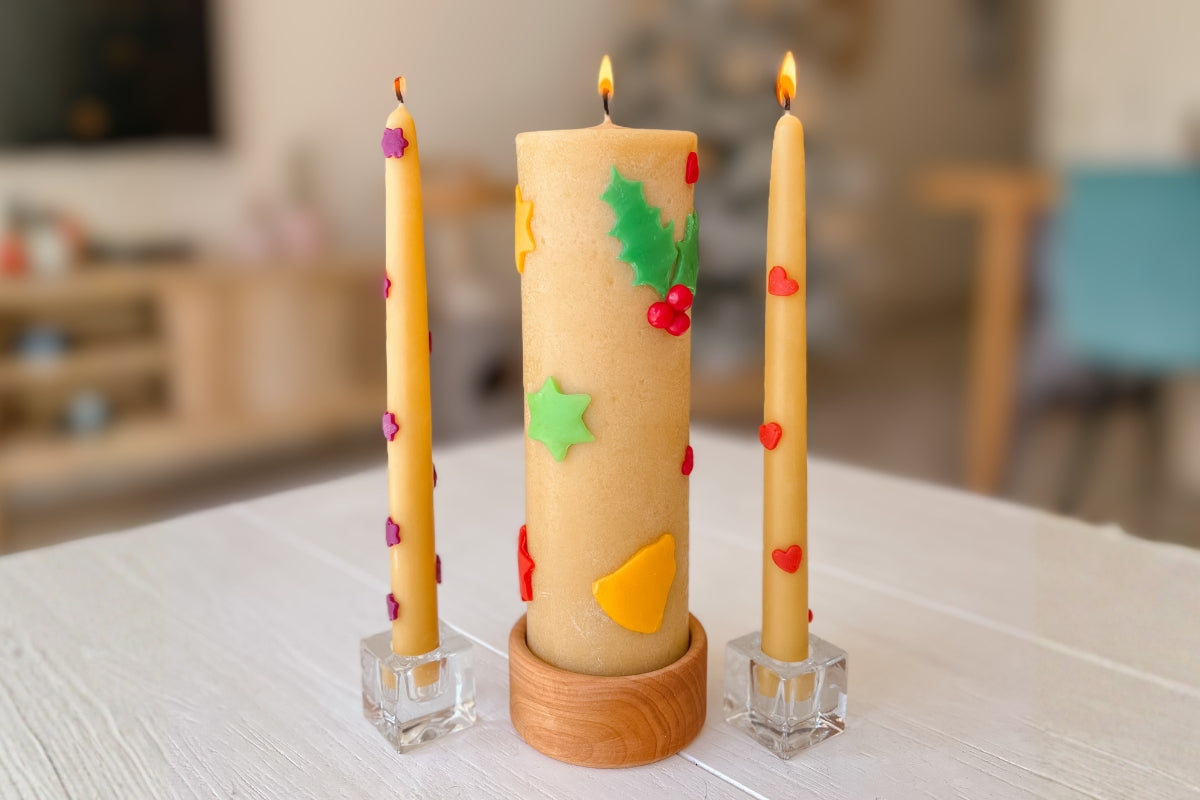 Simple Handmade Crafts for Children: Candle Decorating - Mercurius, Australia