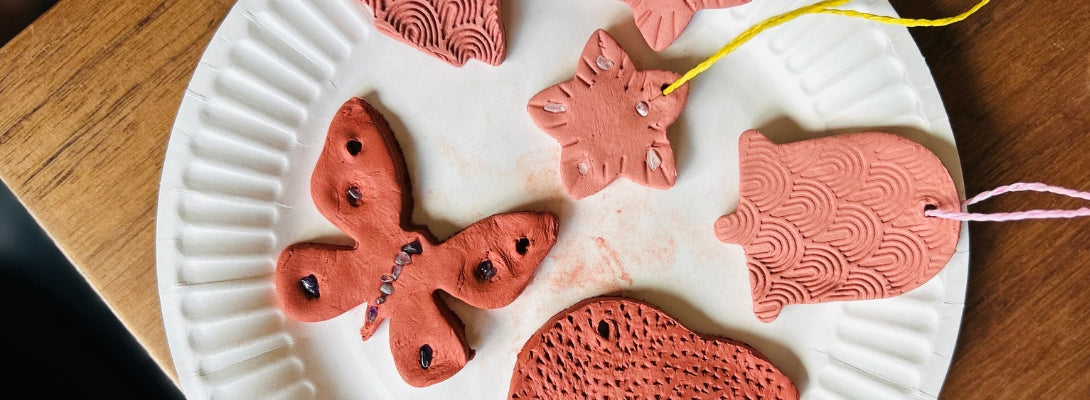 Simple Handmade Crafts for Children: Air Dried Clay Hanging Decorations - Mercurius Australia
