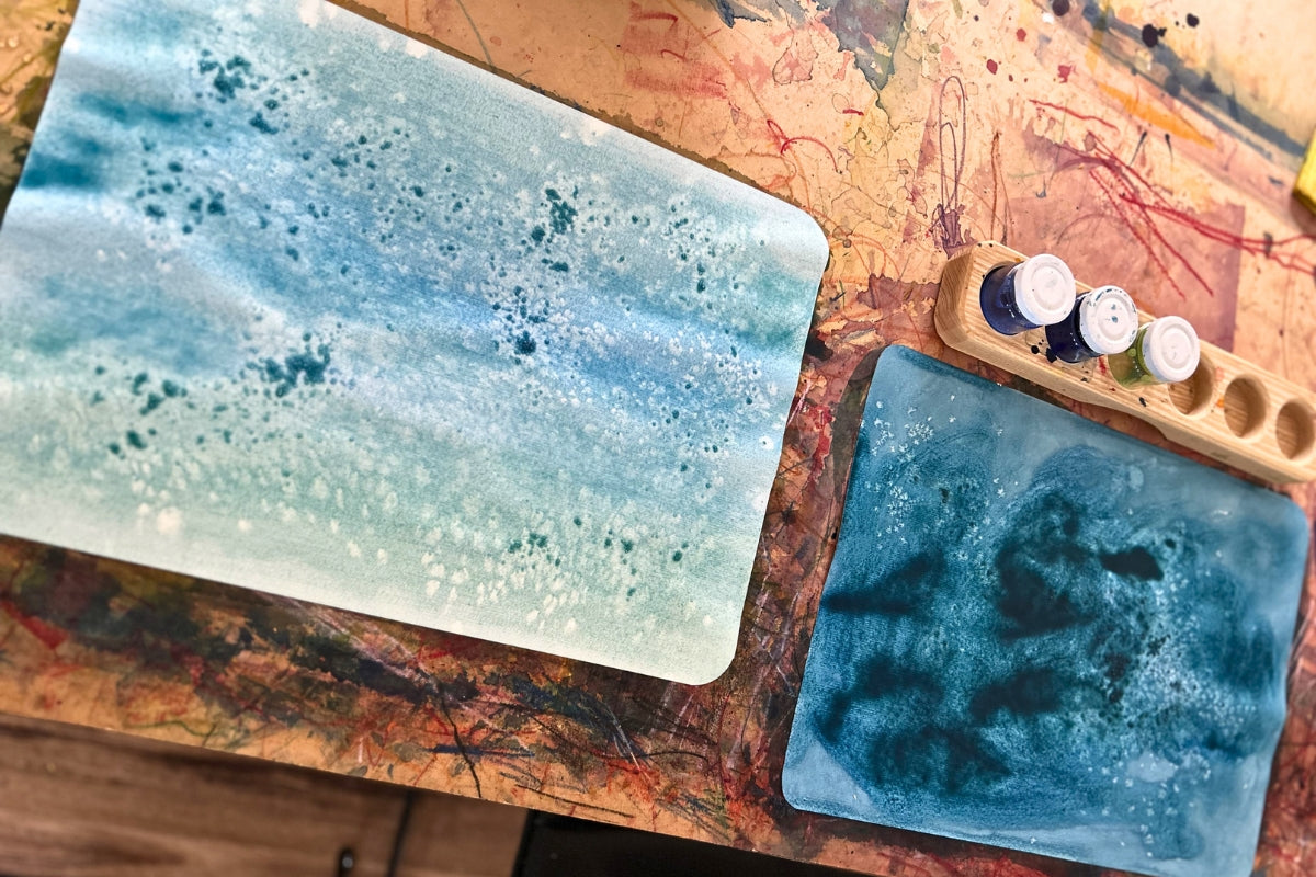 Wet-on-Wet Watercolour Painting with Young Children - Mercurius Australia Blog Post