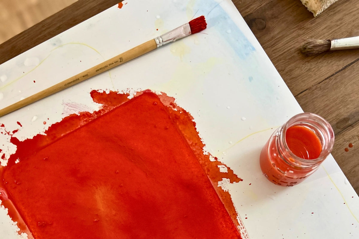 Wet-on-Wet Watercolour Painting with Young Children - Mercurius Australia Blog Post