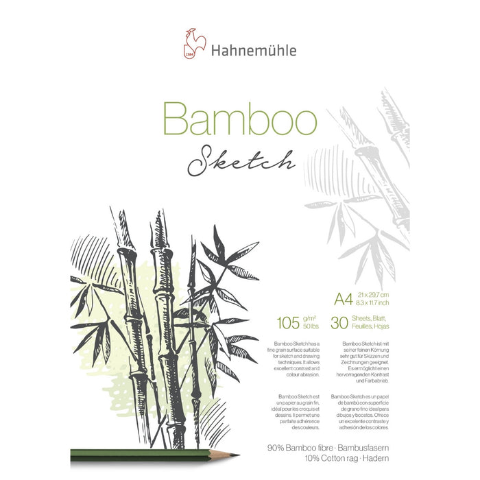 Bamboo Paper Sketch Pad 105gsm - 30 sheets - A4, Australia