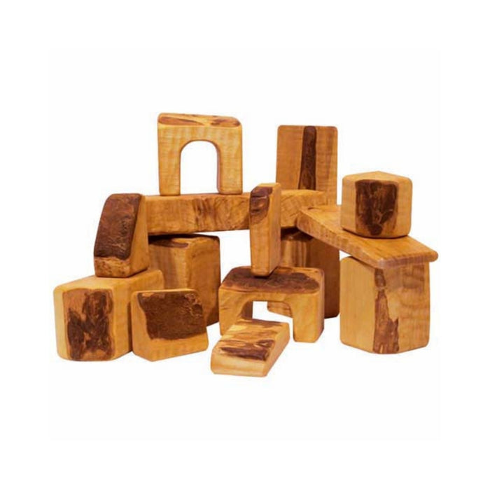 Bikeho Building Blocks 14 Pieces Wooden Toys - Australia, Online