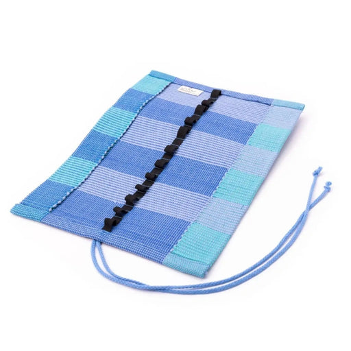 Crayon Cotton Roll-up 12 for Sticks & 12 Blocks - Blue - Mercurius Australia, Available Online