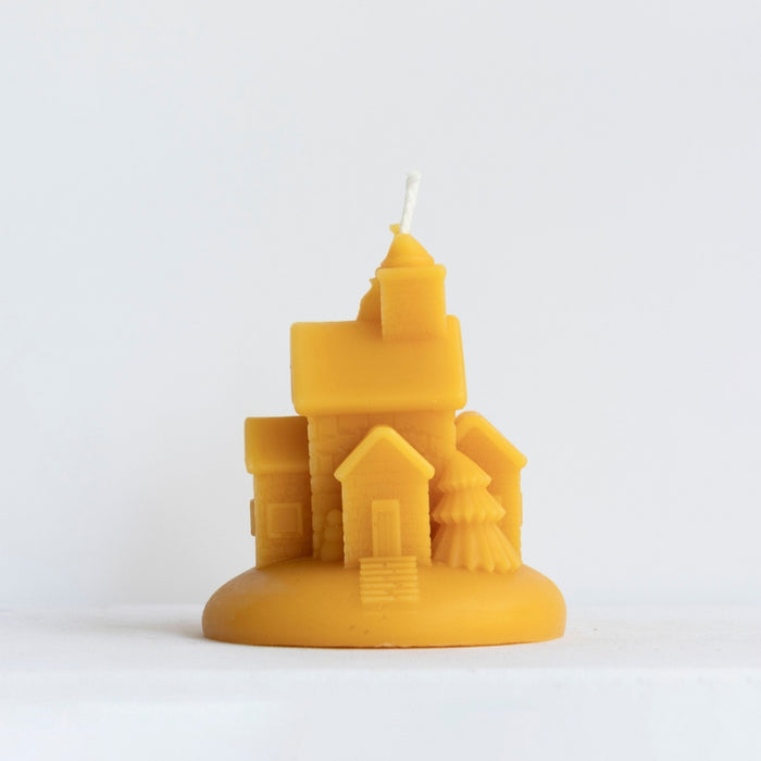 Dipam Beeswax Christmas House Candles 8x9cm, Box of 4 - Online, Australia