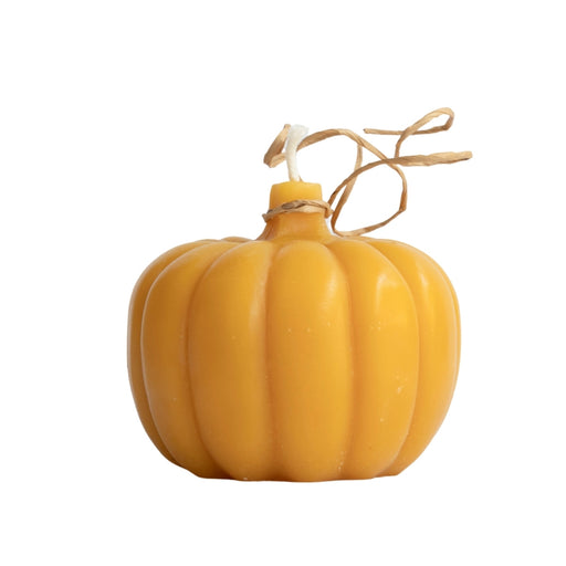 Dipam Beeswax Pumpkin Candle 8x7cm, Box of 3 - Online, Australia