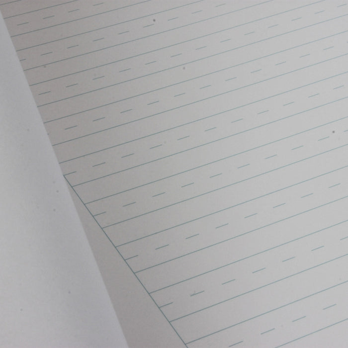 Literacy Lesson Book Spiral Portrait 28x35.5cm alt blank/lined pgs, pk of 10 - 1.5cm lines, dotted mid-line