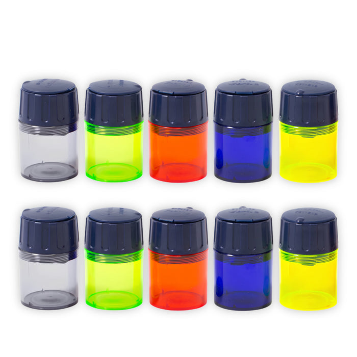 LYRA Twin-Hole Barrel Sharpener Plastic with Metal Sharpener Inside - Box of 10 - Mercurius Australia