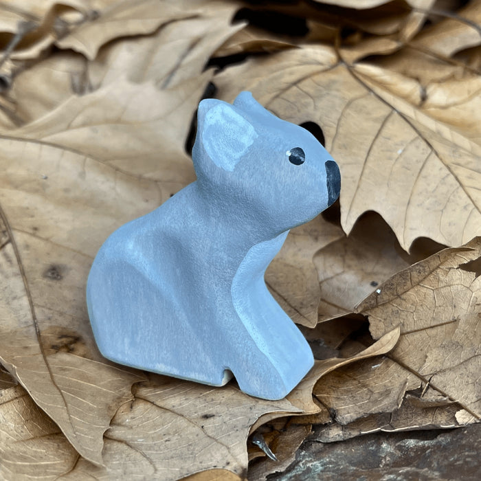 Nom Handcrafted Wooden Toys, Australian Animal Figures for Small World Play in an Outdoor Setting, Available Online