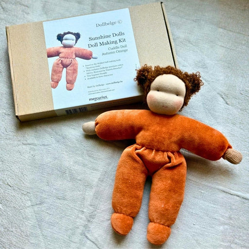 Sunshine Waldorf Doll Making Kit - Autumn Orange - Mercurius Australia, Online