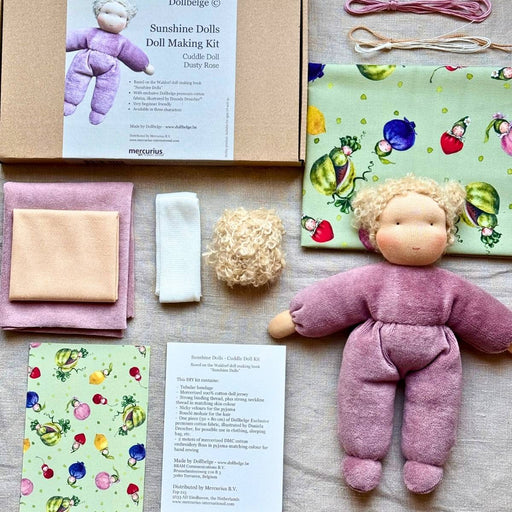 Sunshine Waldorf Doll Making Kit - Dusty Rose - Mercurius Australia, Online