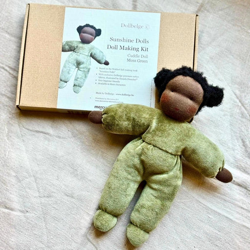 Sunshine Waldorf Doll Making Kit - Moss Green - Mercurius Australia, Online