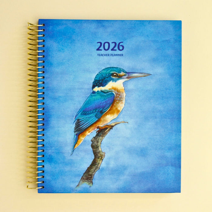 Waldorf Teacher Planner - Kingfisher Design - 2026 A4 Diary