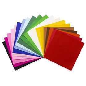 10141810 Japanese Silk Tissue Paper Small 16x16 cm 960 sheets Assorted Rainbow Colours