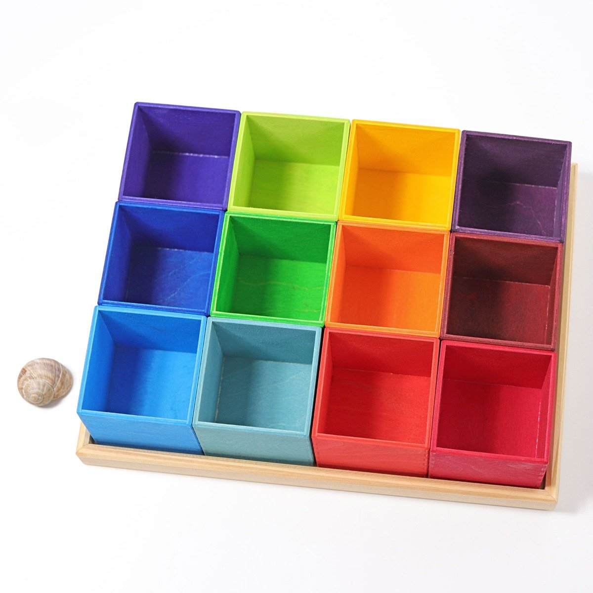 Grimm's Rainbow Sorting Boxes - Mercurius Australia