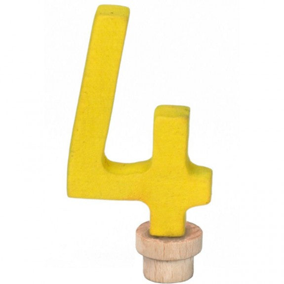 Gluckskafer Wooden Birthday Number Individual Numbers — Mercurius