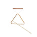 55172101 Choroi Triangle Set Small Bronze Hammered