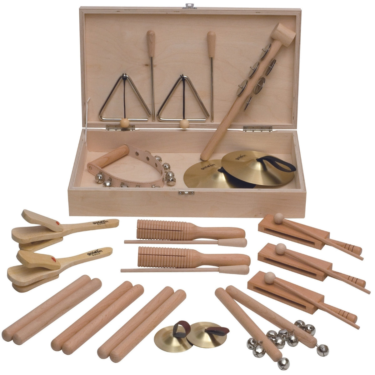 Goldon Percussion Set 18 Pieces - Mercurius Australia