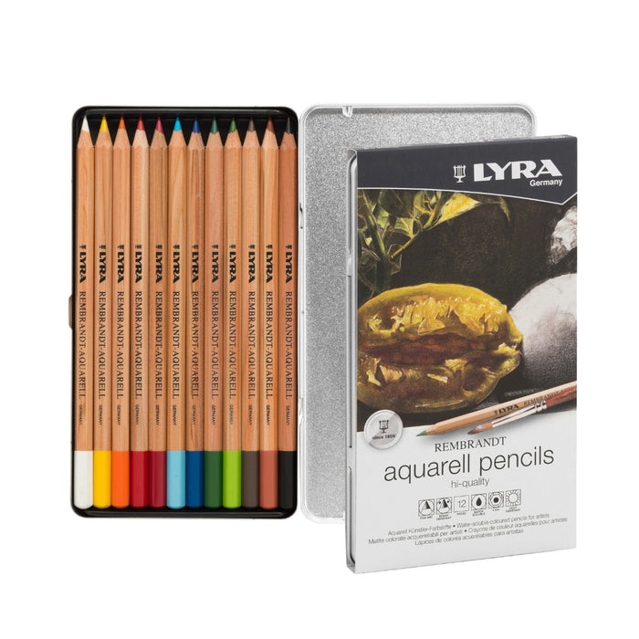 20539012 Lyra Rembrandt Aquarelle Watercolor Pencil, Assorted Tin