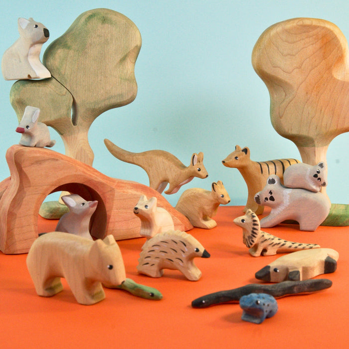 NOM Handcrafted Wooden Toy Snake Mercurius Australia