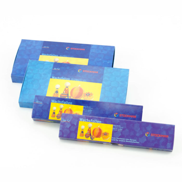 Stockmar Wax Foil 20 X 10 Cm Pack Of 12 Assorted