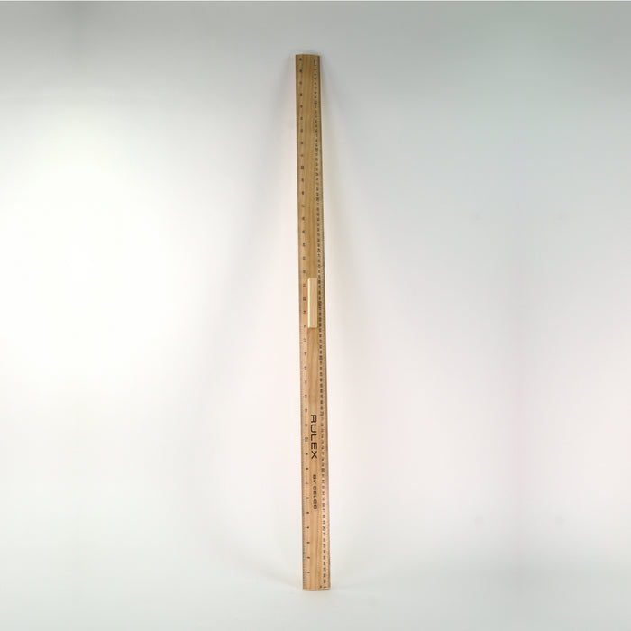 Wooden Blackboard Ruler w Handle - 1 meter long — Mercurius