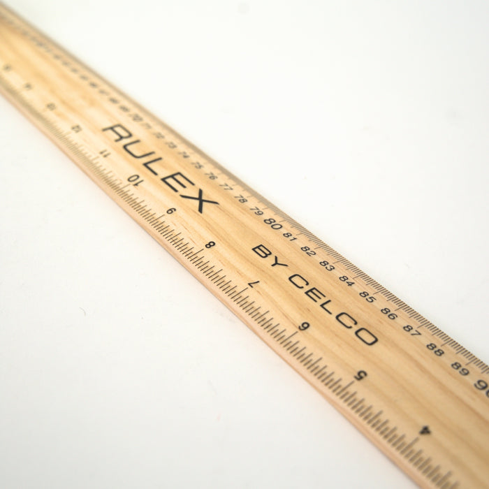Wooden Blackboard Ruler w Handle - 1 meter long — Mercurius