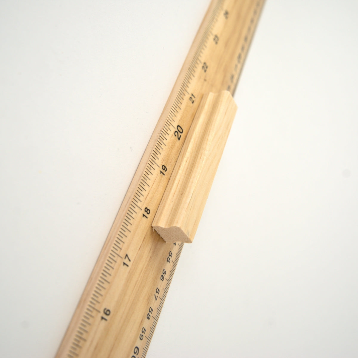 Wooden Blackboard Ruler w Handle - 1 meter long — Mercurius